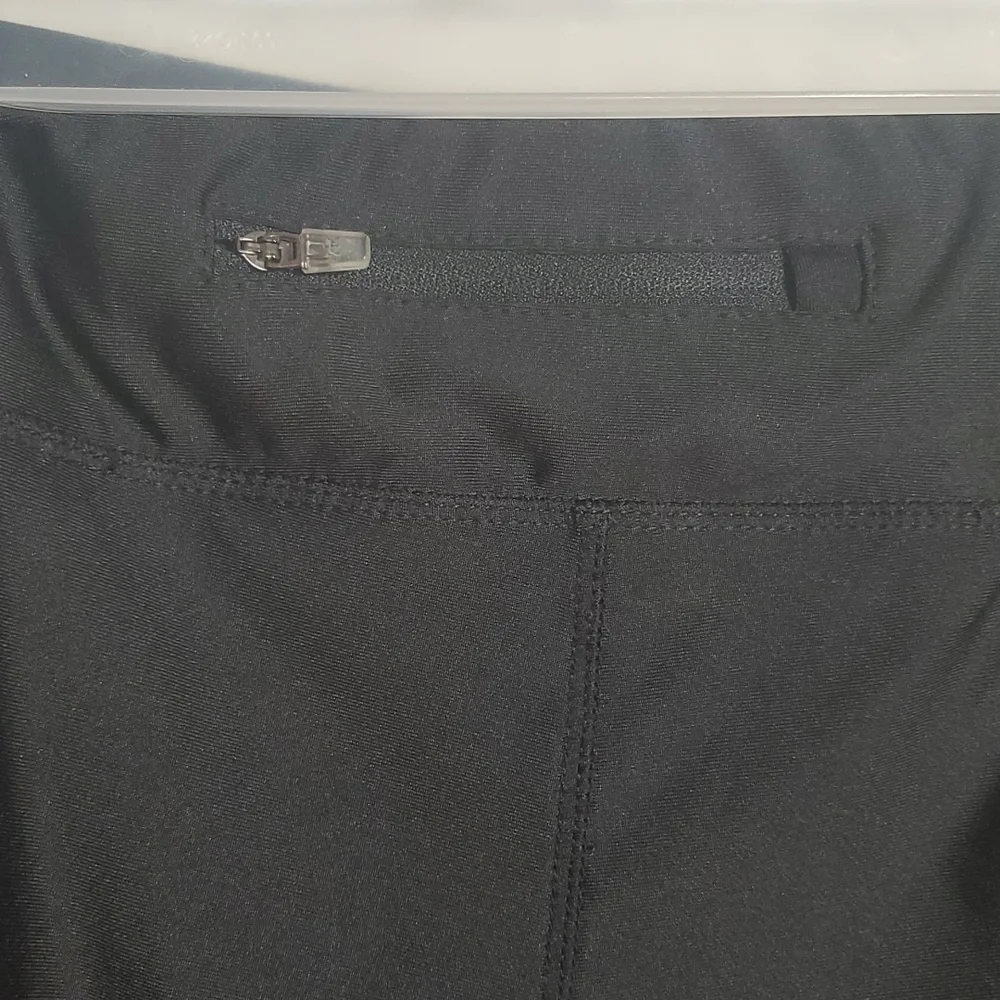 Adore Me leggings black teal mesh Size Large